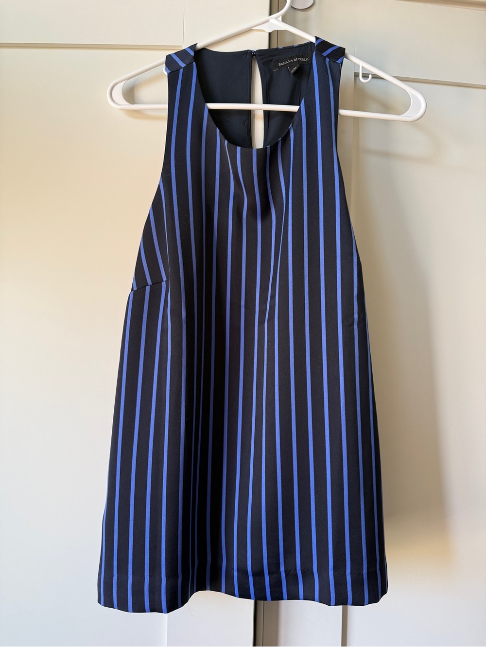 Striped Racerback Tank, Size M by Banana Republic